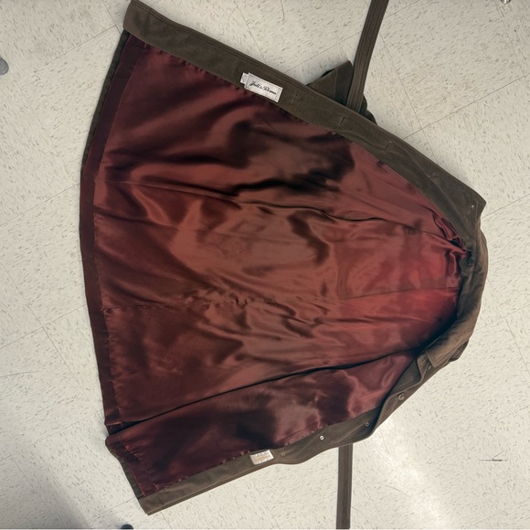 Vintage 1960s/ 1970s Julie de Roma Brown Belted Cashmere Blend Coat USA Made M/L - Picture 10 of 16